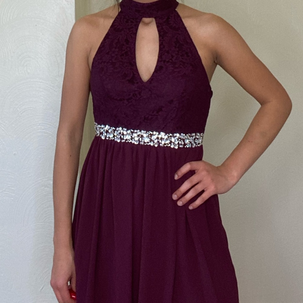 speechless formal maroon dress